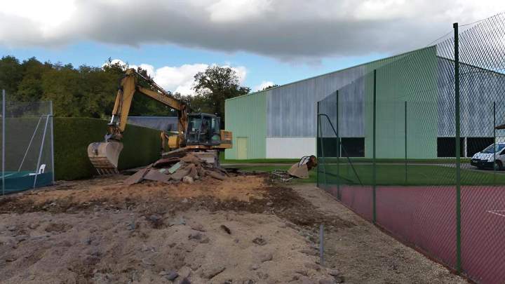 Terrassement construction La Vespière-Friardel